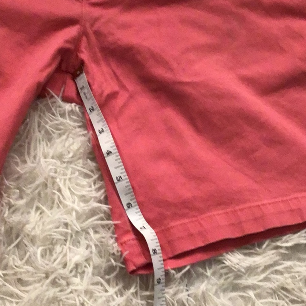Vineyard Vines Men’s Coral Flat Front Shorts Size 35 Cotton Stretch Preppy - Picture 7 of 16